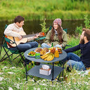 WOSVOLUNT PORTABLE CAMPING TABLE FOLDING POP UP LIGHTWEIGHT PCF01 - GRAY - Like New
