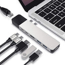 HYPER DRIVE USB C HUB NET 6-IN-2 FOR MACBOOK PRO AIR MULTI-PORT USB C - SILVER - Brand New