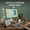 Logitech Pebble Keys 2 K380s Multi-Device Bluetooth Wireless Keyboard Tonal Rose - Like New