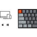 KEYCHRON K6 MECHANICAL KEYBOARD 65 WIRELESS GAMING KEYBOARD BROWN SWITCH - Like New
