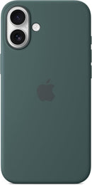 APPLE IPHONE 16 PLUS SILICONE CASE MAGSAFE MATTE FINISH - LAKE GREEN - Brand New