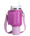 STANLEY ALL DAY QUENCHER CARRY ALL 40 OZ TUMBLER HANDLE CROSSBODY STRAP - PINK - Brand New