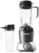 Nutribullet NB50200 1000W 32oz Pitcher Blender, 24oz Handled To-Go Cup - Grey Like New