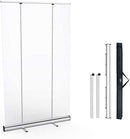 Floor Standing Sneeze Guard 80"H X 48"W Portable Pull-Out Banner B08Q8HDJSD - Brand New