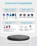ANKER 10W MAX 313 WIRELESS CHARGER (PAD) QI-CERTIFIED WIRELESS CHARGING - Like New