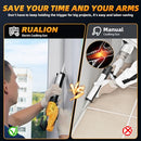 RUALION ELECTRIC CAULK GUN 10OZ/300ML BATTERY POWERED MOD-8503 - YELLOW/BLACK - Like New
