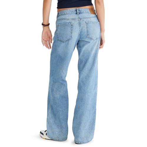 AEROPOSTALE women low-rise baggy wide-leg jean size 12 regular orzo - Brand New