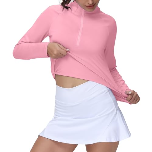 GGOV GOLF WOMAN UPF 50+ SUN PROTECTION QUICK DRY LONG SLEEVE GV3142 - PINK -L - Brand New