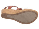 119339W SKECHERS WOMEN'S CALI BEVERLEE DELICATE GLOW SANDAL SIZE 9 W - LUGGAGE - Brand New