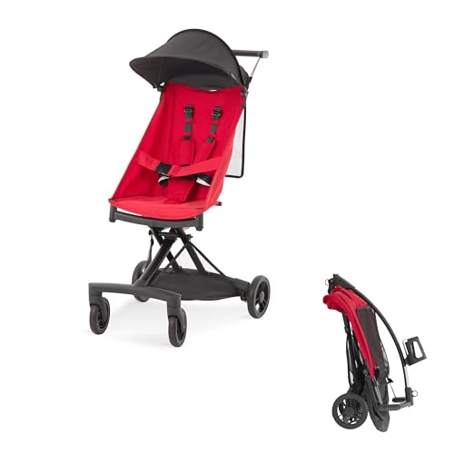 EVOLUR ROAMER ULTRA LIGHT UMBRELLA STROLLER - RED/BLACK - Like New