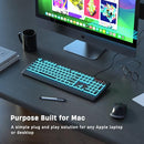 LUZARRIBA WIRED BACKLIT KEYBOARD FOR MAC LIGHTED USB KEYBOARDS - BLACK - Like New