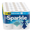 Sparkle Pick-A-Size Paper Towels 24 Double Rolls 2,640 2-Ply Towels B09R4WJ2HG - Brand New