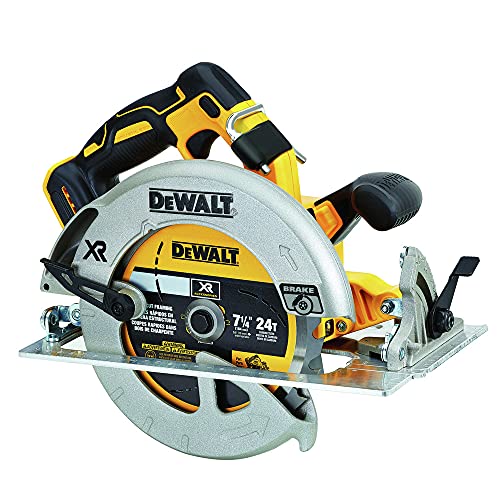 DEWALT 7-1/4" Cordless Circular Saw Brushless Motor Bare Tool DCS570B - YELLOW - Like New