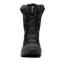 COLUMBIA WOMEN'S ICE MAIDEN II SNOW BOOT WOMEN 11 BLACK/COLUMBIA GREY - Like New