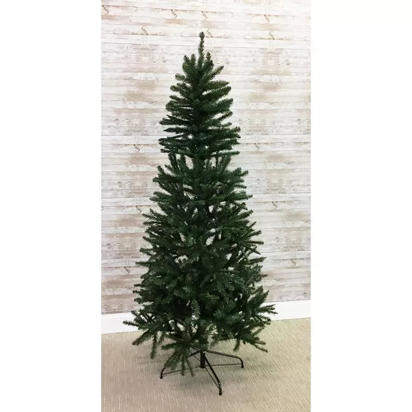 SANTA'S WORKSHOP INC. 78" SLIM TREE, 762 TIPS - GREEN - Like New
