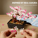 Vamuss 3-In-1Le-go Bonsai Tree Building Set,Cherry Blossom Tree Building Set Like New