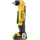 DEWALT 20V MAX DRILL KIT 3/8 IN 20V DC CORDLESS DRILL DCD740C1 - YELLOW - Like New
