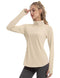 FKEEP WOMEN'S SUN SHIRTS LONG SLEEVE ATHLETIC JACKETS UPF 50+ APRICOT XS - NEW - Brand New