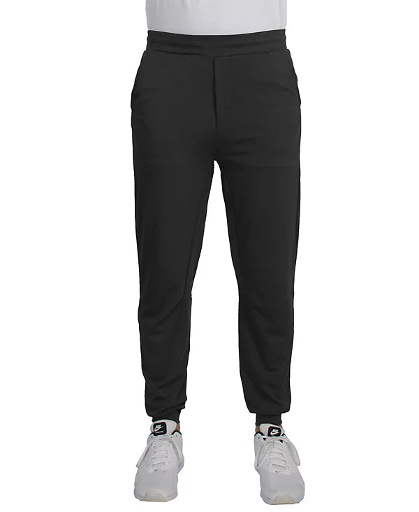 BLUE ICE MEN'S MOISTURE WICKING PERFORMANCE CLASSIC JOGGER SWEATPANTS -S - BLACK - Brand New