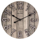WESTCLOX HOLDINGS WESTCLOX WALL CLOCK WOODEN VINTAGE ROMAN - FULL WOOD - Like New