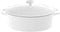 Cuisinart 7 Quart. Oval Cast Iron Casserole CI770-33GSW - Glossy White Like New