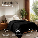 HomeSmart King Size Weighted Blanket 30lbs Fits California King Beds - Like New
