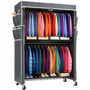 Raybee Clothes Rack Cover Rolling Portable Closet Storage - Brand New