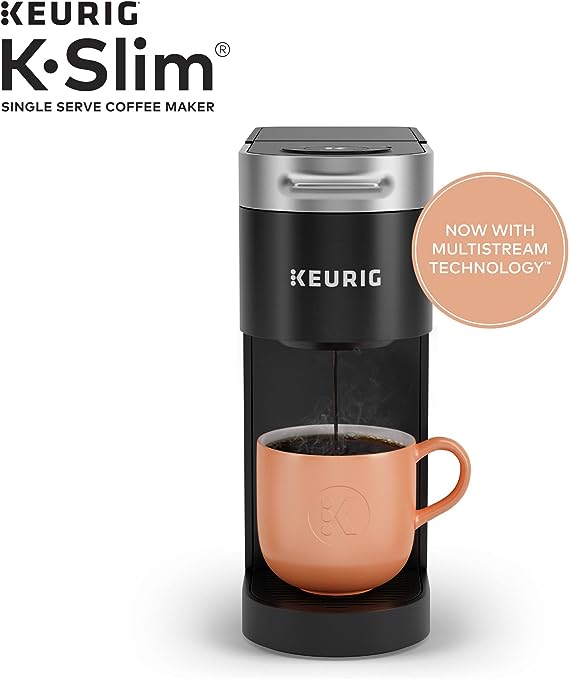 Keurig K- Slim Single Serve K-Cup Pod Coffee Maker 5000357869 - Black - Like New