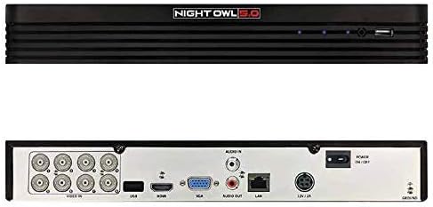 Night Owl 5MP Extreme HD 8 Channel 1 TB HDD and 4 Cameras C-841-PIR5MPN - White Like New