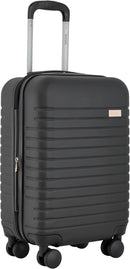 KENSIE 22" GRACEFUL HARDSIDE CARRY-ON LUGGAGE, EXPANDABLE - BLACK, ROSE GOLD - Brand New