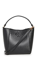 TORY BURCH SMALL MCGRAW BUCKET BAG ONE SIZE - BLACK - Brand New