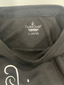 CUDDL DUDS FLAME RESISTANT T-SHIRT - SIZE: YOUTH L(10/11) - BLACK - Like New