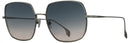 STATE OPTICAL CO. SEDGWICK SUNGLASSES, 59-19-145 - GRAPHITE BLACK - Like New