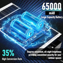 TOWPONICS 12000W 850000LM Solar Street Lights, 1152 LED, 2 Pack- BLACK - Like New