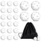 Jecery 24 Pcs Plastic Practice Baseballs White Lightweight Training Balls - Like New