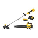 DEWALT 13" 20V MAX* XR BRUSHLESS STRING TRIMMER BLOWER COMBO KIT - YELLOW/BLACK - Like New