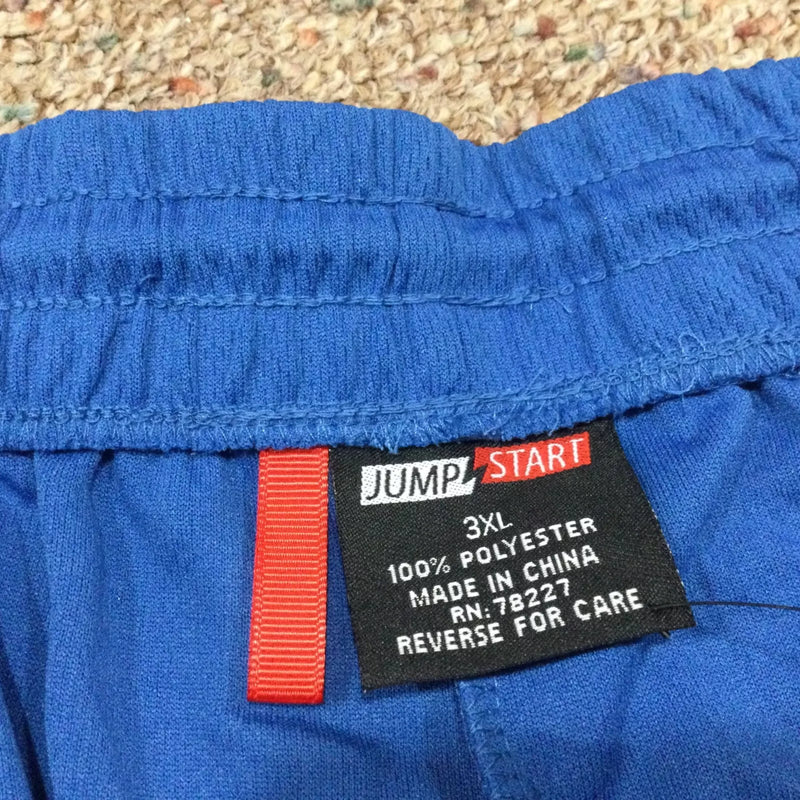 JUMP START MENS JUMP START BLUE SHORTS - SIZE: MEN 3XL - BLUE - Brand New