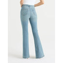 SOFIA BY SOFIA VERGARA WOMEN'S MELISA HIGH RISE FLARE JEANS SIZE: 4 - LIGHT WASH - Brand New