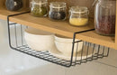 B0FP44R7N8 Hanging Under Shelf Metal Storage Basket Set of 2 - Brand New