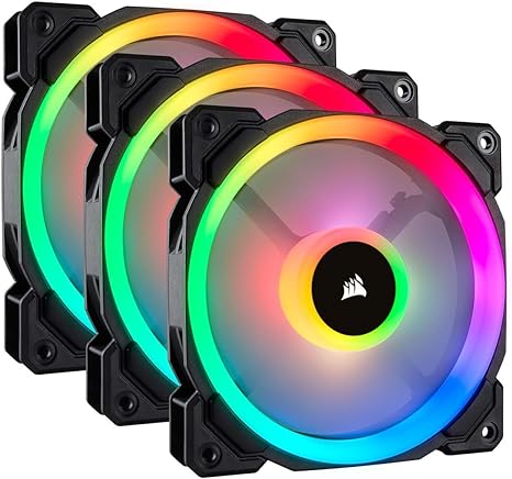 Corsair LL Series LL120 RGB 120mm Dual Light Loop CO-9050072-WW - Black Like New