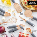 COOK WITH COLOR Kitchen Gadget Set Stainless Steel 7 Pieces - COPPER/GRAY - Like New