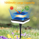 AINOSTONE Outdoor Solar Pathway Lights 31" Tall 34LM 4 Pack - Bright Warmlight - Like New