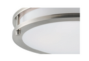 MAXIM LINEAR 12" WIDE LED CEILING LIGHT - SATIN NICKEL - Like New