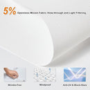 Persilux Free-Stop Cordless Roller Shades, 29" W x 72" H, White - Like New
