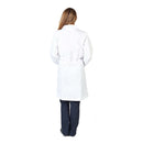 NATURAL UNIFORMS WOMENS LABCOAT 40 INCH 3 POCKET - SIZE: WOMEN XL - WHITE - Brand New