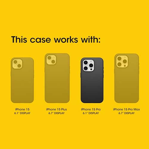 OTTERBOX IPHONE 15 PRO ONLY COMMUTER SERIES CASE, SLIM & TOUGH - BLACK - Like New