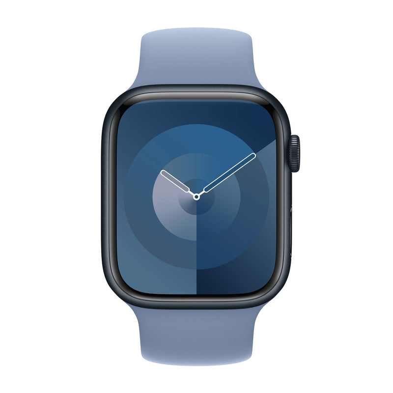 APPLE WATCH SILICONE SOLO LOOP 45MM SIZE 7 - WINTER BLUE - Like New