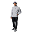 WS6044 COLUMBIA MENS ASCENDER SOFTSHELL FULL ZIP RAIN JACKET , SIZE 3X - GRAY - Brand New