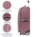 TRAVELPRO MAXLITE 5 SOFTSIDE EXPANDABLE UPRIGHT 2 WHEEL CARRY ON 22" - PINK - Brand New