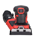 MILWAUKEE ELECTRIC M18 1/4 SHEET SANDER TOOL ONLY 2649-20 - RED - Like New